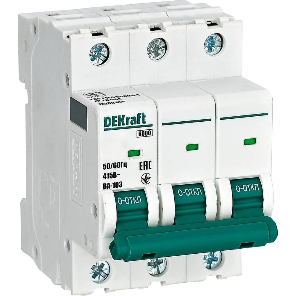 Circuit breaker DEKraft ВА-101 3P C32 11078DEK
