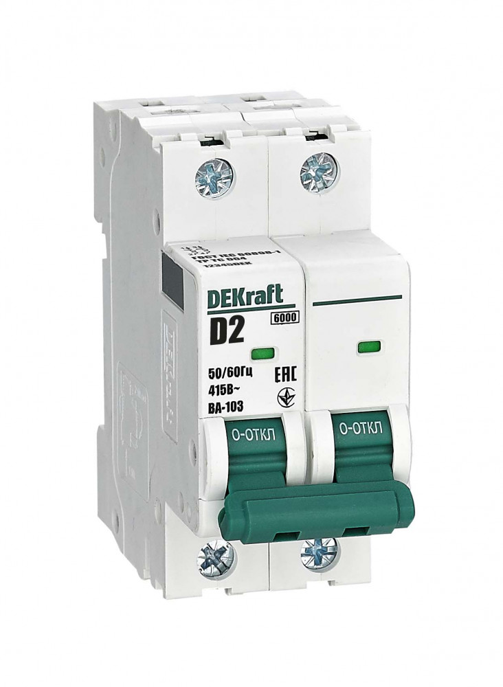 DEKraft ВА-103 3P 80A 6кА автоматы 12345DEK