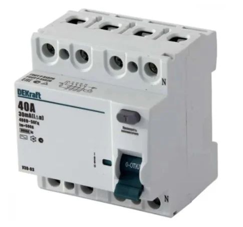 RCD DEKraft УЗО-03 4P 63A 30mA 14080DEK