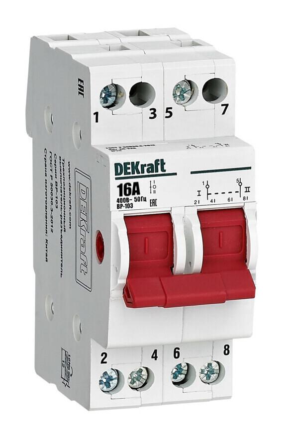 Рубильник DEKraft ВН-103 3P 100A 21424DEK