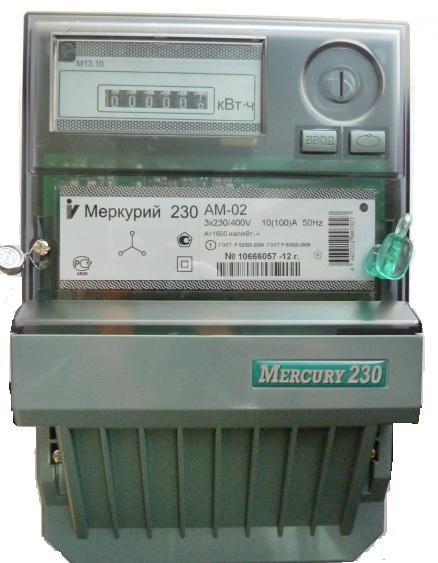 电能表 Mercury 230 Меркурий 230