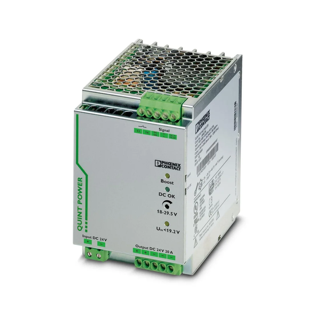 Кернеу түрлендіргіші QUINT-PS/24DC/24DC/20 Phoenix Contact 2320102