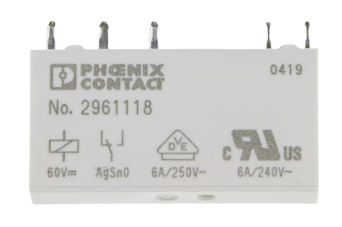 Одиночное реле - REL-MR- 60DC/21 – 2961118 (10 шт. в уп.) Phoenix Contact 2961118