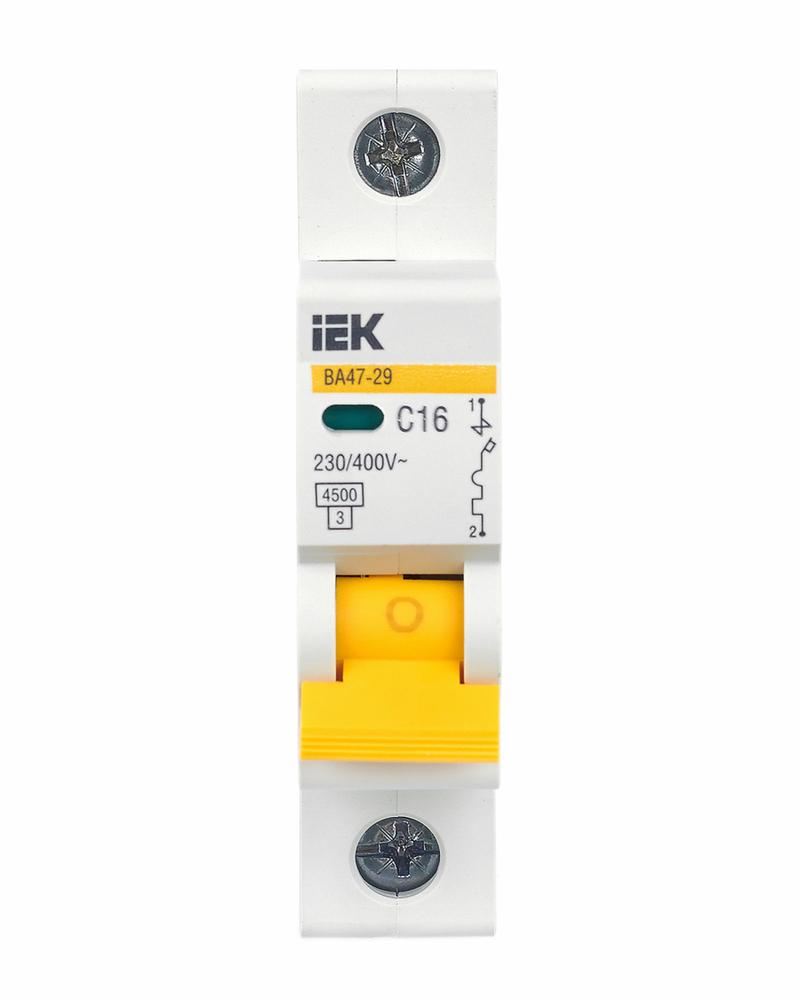 Автомат IEK ВА47-29 1P C16 ВА47-29 1P C16