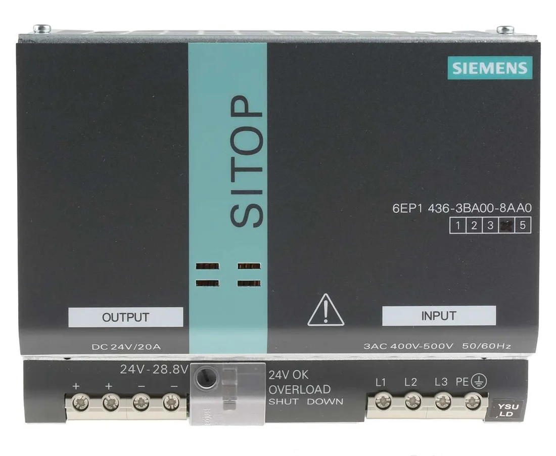 Блок питания стабилизированный SITOP POWER 20 6EP1436-3BA00 Siemens 6EP1436-3BA00