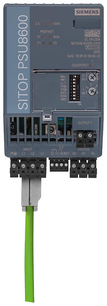 可调电源 SITOP PSU8200 24 V/20 A 6EP3436-8SB00-0AY0 Siemens 6EP3436-8SB00-0AY0