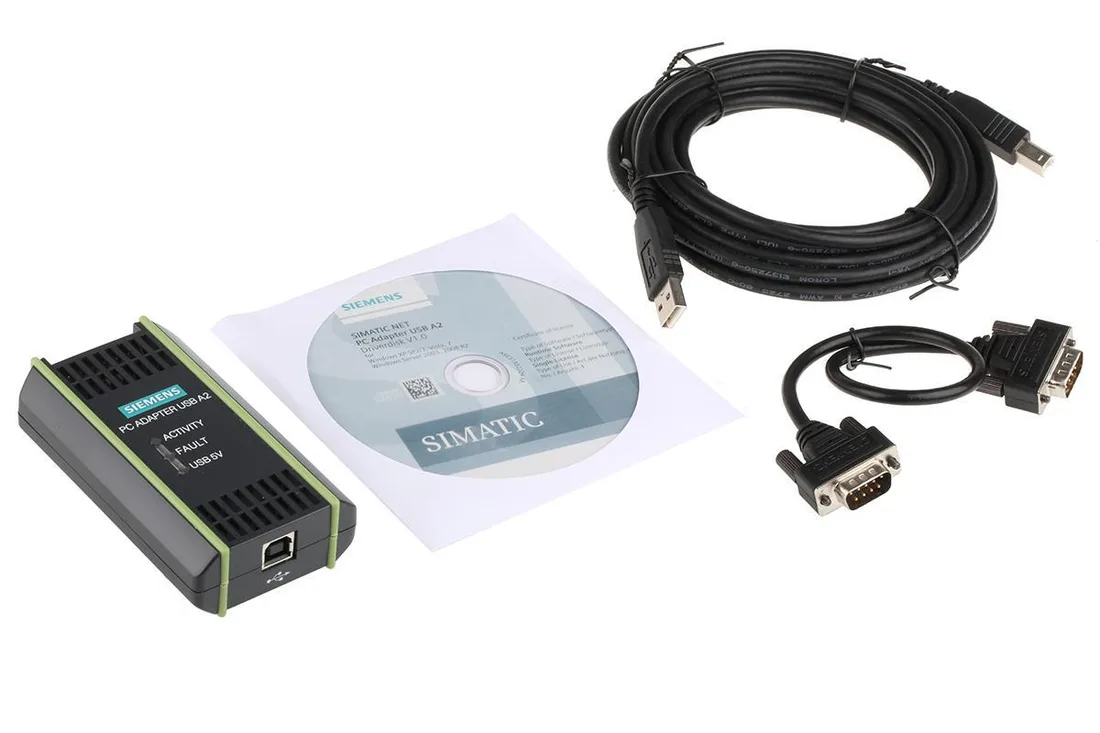 PC USB 适配器 A2 (USB V2.0) 用于连接 PG/PC 或笔记本 SIMATIC S7 至 PROFIBUS 或 MPI, 6GK1571-0BA00-0AA0 Siemens 6GK1571-0BA00-0AA0