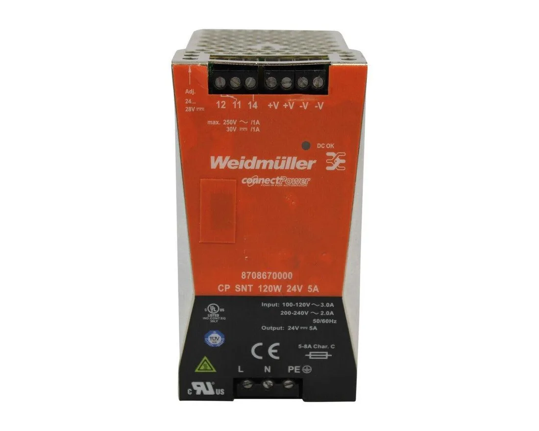 Источник бесперебойного питания Weidmüller CP A SNT 24В CP-A-SNT-12-24-15