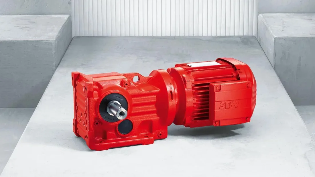 Мотор-редуктор SEW F47 DRN80M4 0.55кВт плоский F47DRN80M4
