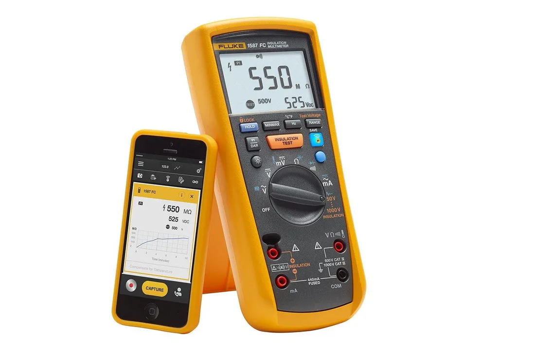 Мегаомметр Fluke 1587 FC изоляции FLUKE-1587-FC