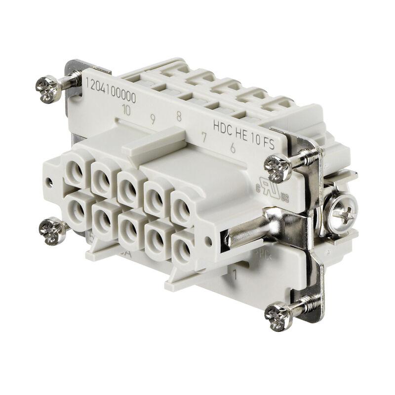 Разъём Weidmüller HDC HE 10 промышленный HDC-HE-10