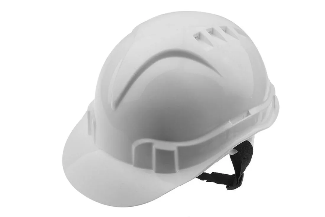 Каска строительная белая ABS Helmet white