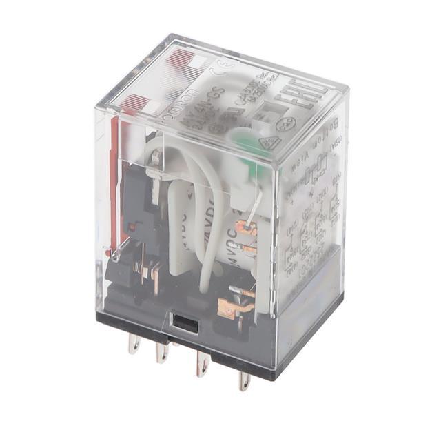 Реле Omron MY4N-GS 24В DC с индикатором MY4N-GS-DC24