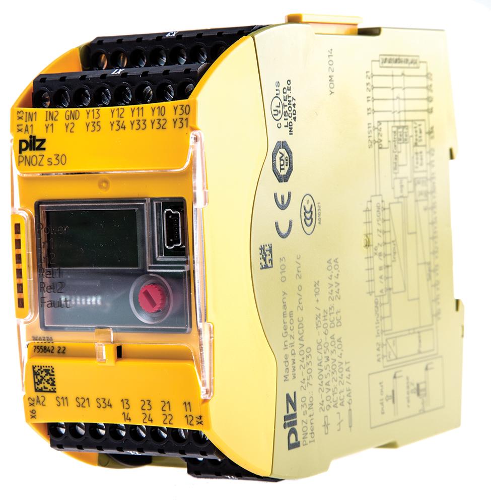 Pilz PNOZ s30 жылдамдықты бақылау релесі PNOZ-S30-750330