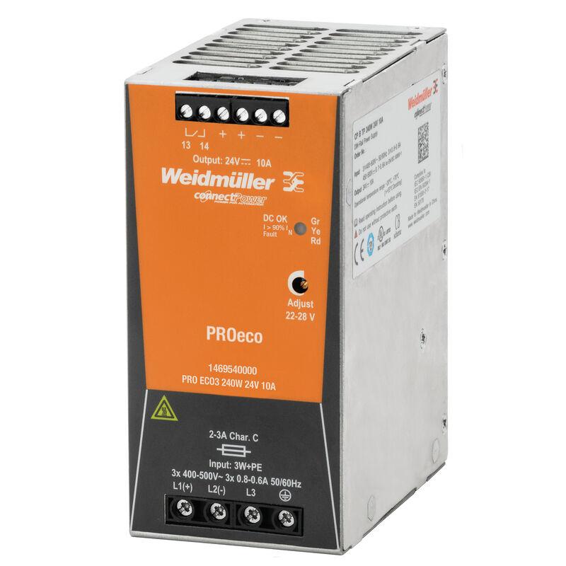 Блок питания Weidmüller PRO ECO3 240W 24В 10А PRO-ECO3-240W-24V
