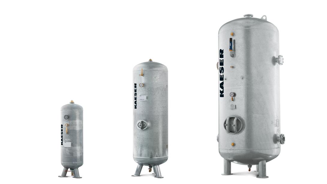 KAESER 500л 11 бар тік ресивер RECEIVER-500L