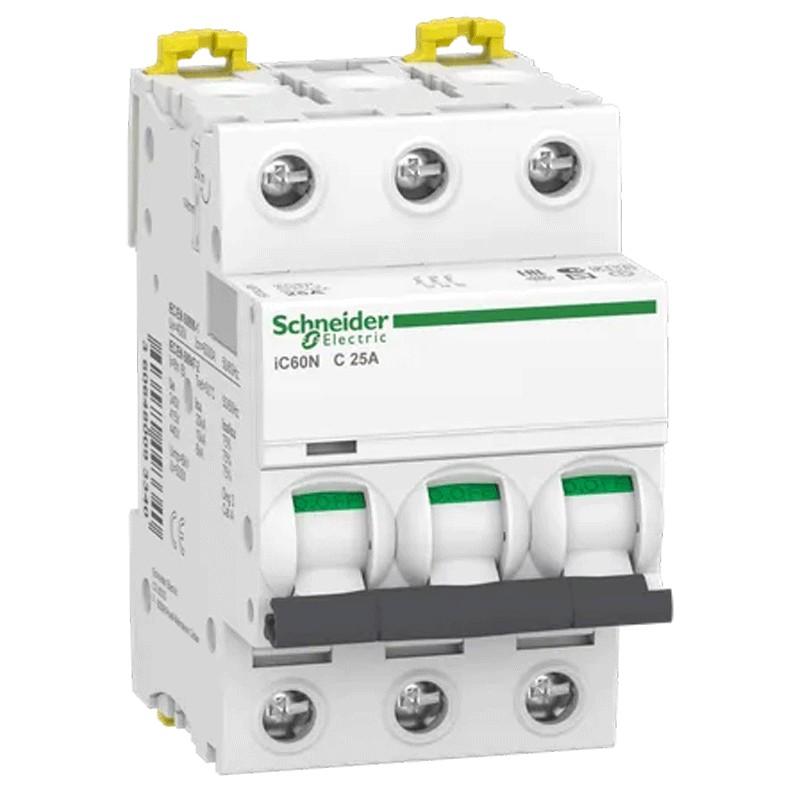 Автомат Schneider Acti9 iC60N 3P 25A C 6kA