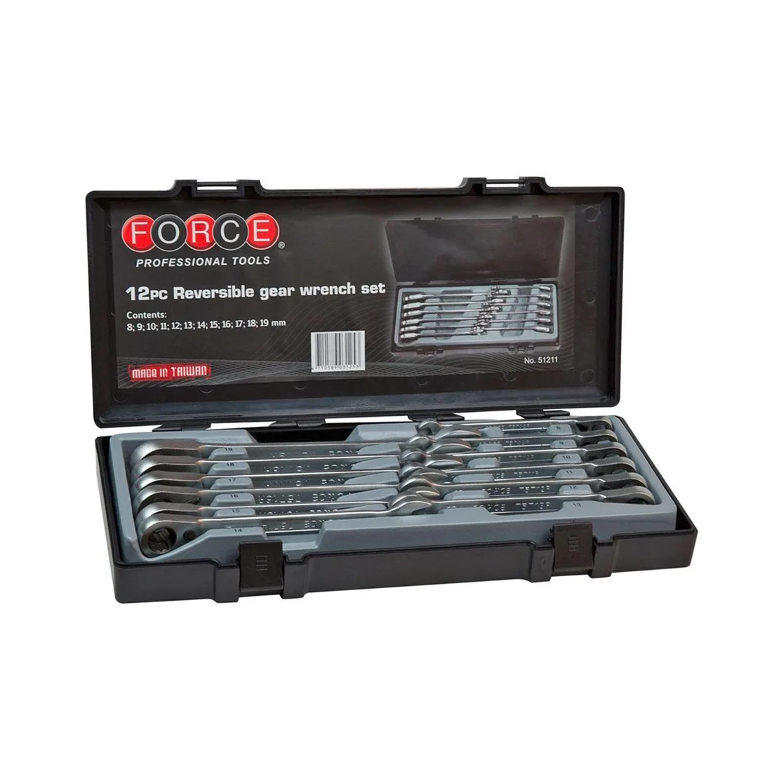Набор ключей рожково-накидных 8-32, 12 шт Wrench set 12pc